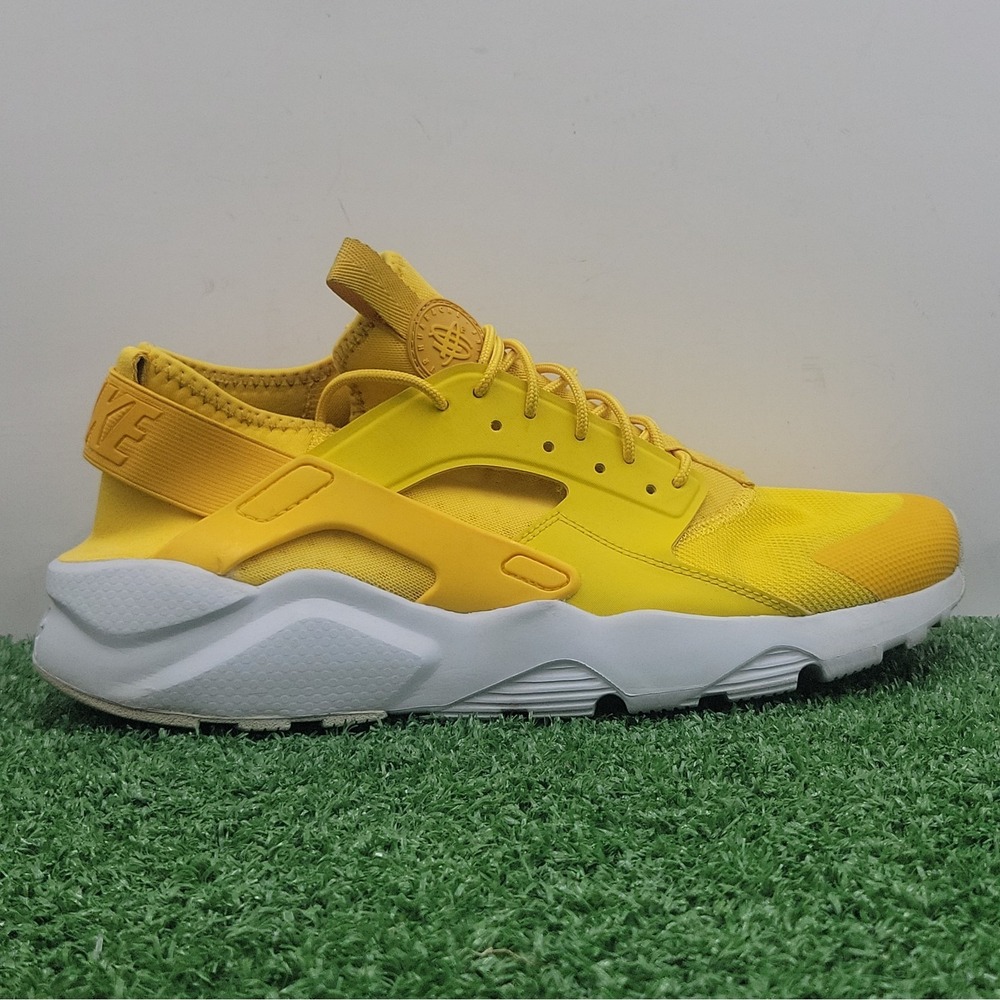 2015 Nike Air Huarache Bronzine Shoes Men's Size 11 Yellow Daily Active Sneakers